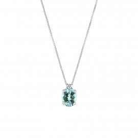 Mirco visconti girocollo con acquamarina e brillanti