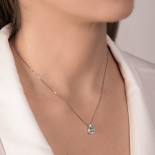 Mirco visconti girocollo con acquamarina e brillanti