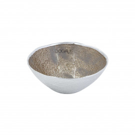 Dogale ciotola infinito tonda arg oro 16 cm