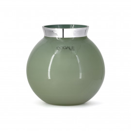 Dogale vaso verde tondo h 17 cm