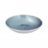 Greggio centrotavola cosmo argento- azzurro 27 cm