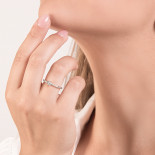 Mirco visconti anello solitario magic plus 0,11 ct