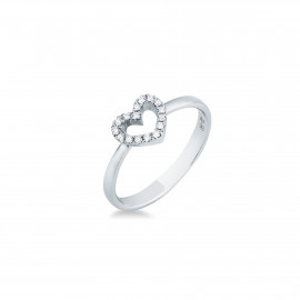 Mirco visconti anello cuore forato 0,09 ct