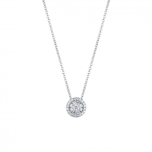 Mirco visconti girocollo magic tondo con brillanti 0,19 ct