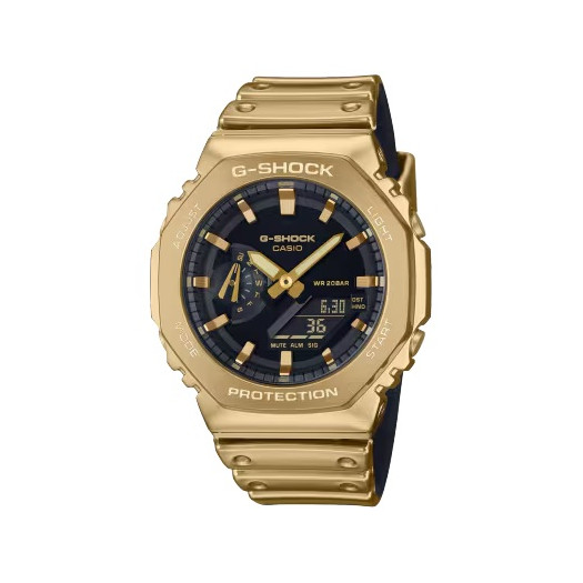 Casio g-shock steel fine metallic gold gm-2100ymg-9aer