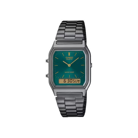 Casio vintage ana-digi black- green aq-230egg-3aef