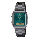 Casio vintage ana-digi black- green aq-230egg-3aef