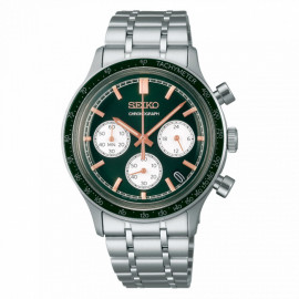 Seiko classic sports car vintage chronograph verde