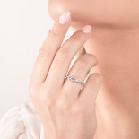 Mirco visconti anello trilogy 0,43 ct