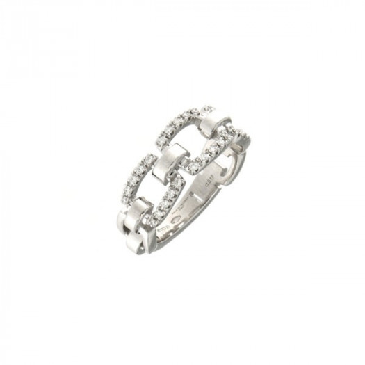Mirco visconti anello catena con brillanti 0,17 ct