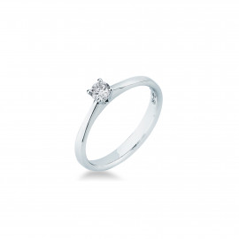 Mirco visconti anello solitario calice 0,17 ct