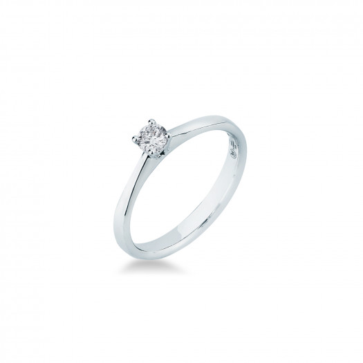 Mirco visconti anello solitario calice 0,17 ct