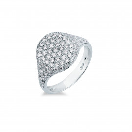 Mirco visconti anello scudo con brillanti 0,90 ct