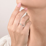 Mirco visconti anello solitario valentine 0,23 ct