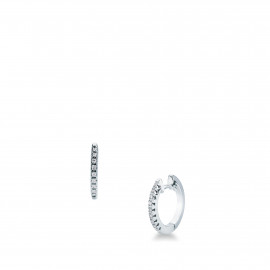 Mirco visconti orecchini a cerchio con brillanti 0,06 ct