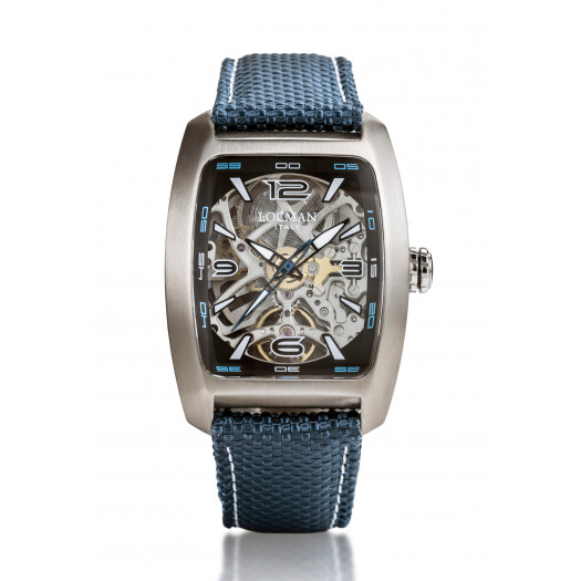Locman sport skeleton blue