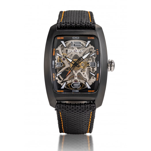 Locman sport skeleton pvd black