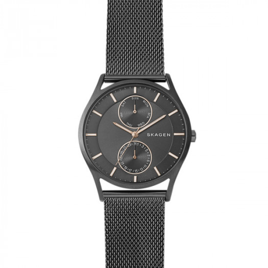 Skagen holst gray multifunction mesh