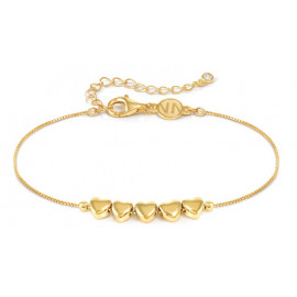 Nomination bracciale armonica 5 cuori gt