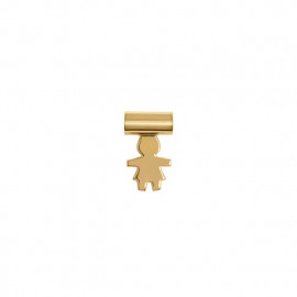 Nomination seimia simbolo bimba in oro giallo