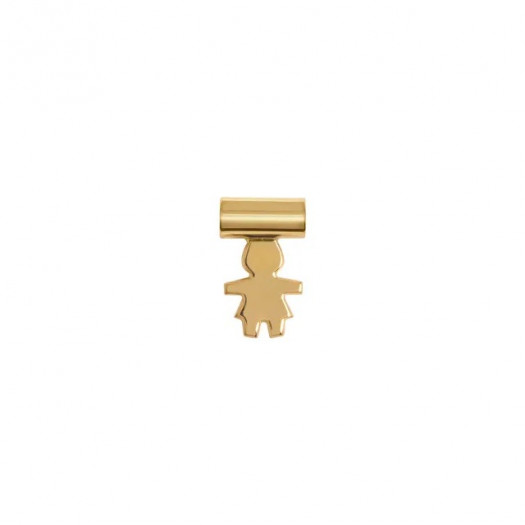 Nomination seimia simbolo bimba in oro giallo