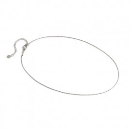 Nomination seimia collana in acciaio