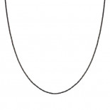 Nomination seimia collana in acciaio nero