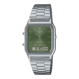 Casio vintage ana-digi verde aq-230a-3amqyes