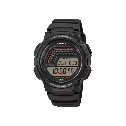 Casio collection crono + black
