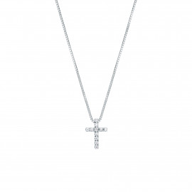 Mirco visconti girocollo con croce di brillanti 0,07 ct