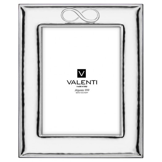 Valenti cornice martellata con infinito 13x18 cm