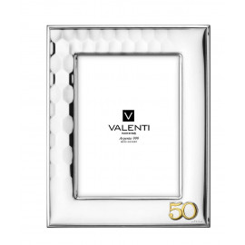 Valenti cornice esagoni 50° anniversario 13x18 cm
