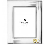Valenti cornice intreccio 50° anniversario 13x18 cm