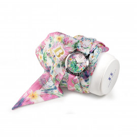 Isola bella orologio onda tropicale rosa