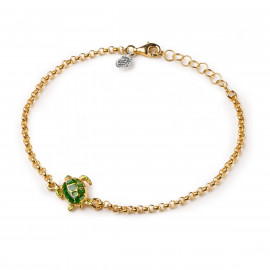 Isola bella bracciale rolò con tartaruga