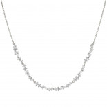 Nomination collana colour wave ed. mini in argento 925 e cubic zirconia bianco fin. argento