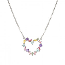 Nomination collana colour wave mini con cuore multicolor st