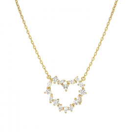 Nomination collana colour wave mini con cuore crystal gt