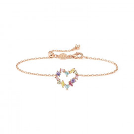 Nomination bracciale colour wave mini con cuore multicolor rg