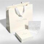 Nomination bracciale colour wave ed. mini in argento 925 (cerchio) e cubic zirconia bianco fin. argento