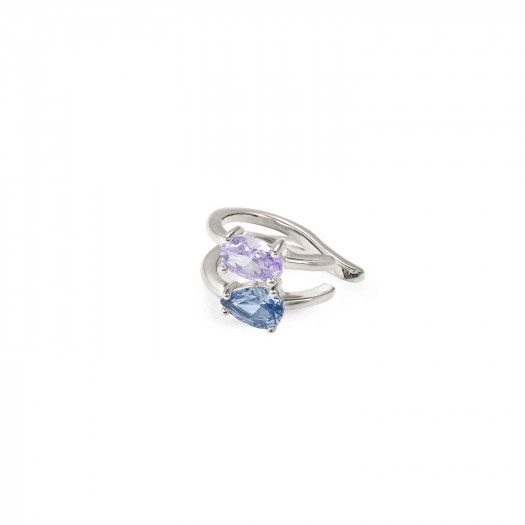 Nomination orecchino earcuff colour wave st rosa- blu