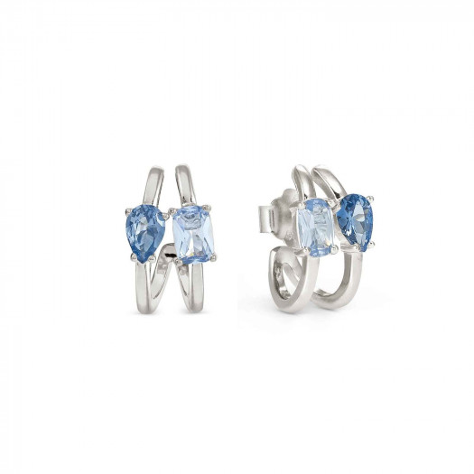 Nomination orecchini colour wave aurora cerchi st blu- azzurro 