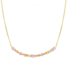 Nomination collana ricca colour wave zirconi rosa gt