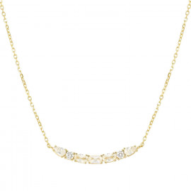 Nomination collana colour wave zirconi bianchi gt