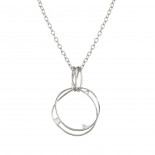 Nomination collana my rebel art in argento 925 (pendente tondo) e cubic zirconia argento