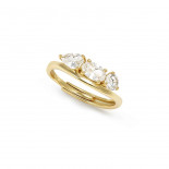 Nomination anello my rebel art in argento 925 (trilogy) e cubic zirconia oro giallo