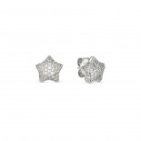Nomination orecchini lifepoetry in argento 925 e pavë di cubic zirconia stella