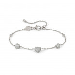 Nomination bracciale lifepoetry in argento 925 (ricco) e pavë di cubic zirconia misto