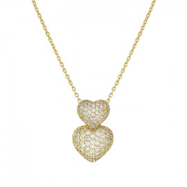 Nomination collana lifepoetry con doppio cuore gt