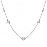 Nomination collana lifepoetry in argento 925 (ricca) e pavë di cubic zirconia misto